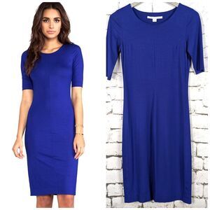 DIANE von FURSTENBERG Raquel Bodycon Cocktail Dress Stretch Classic Medium